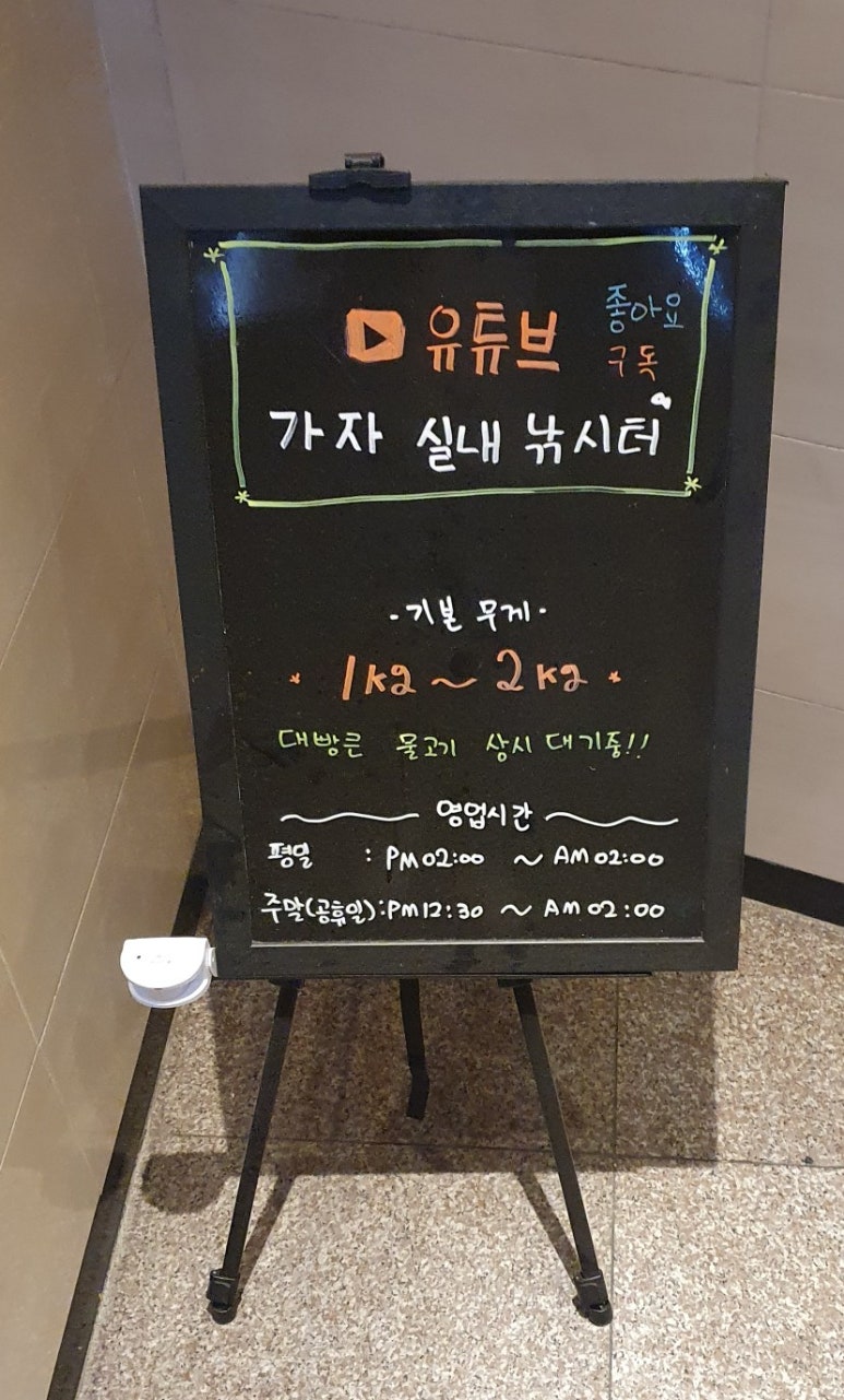 가자실내낚시카페 이미지