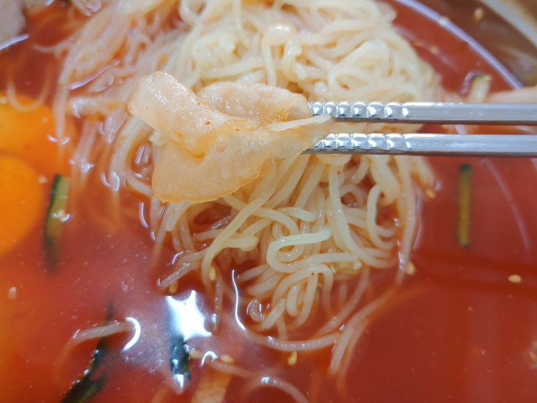 해조밀면 이미지
