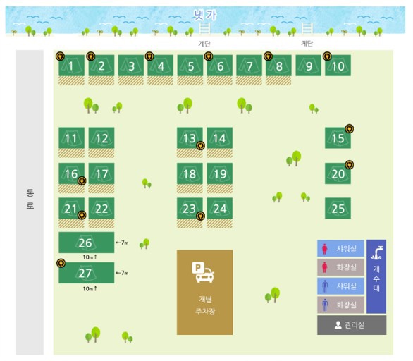 물안개오토캠핑장 이미지