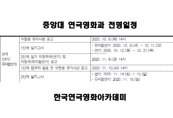 한국연극영화아카데미학원 이미지