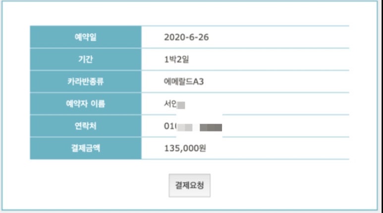 패밀리랜드카라반캠핑장 이미지