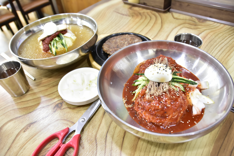 달전밀면 이미지