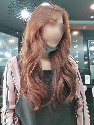 민오렌지헤어 이미지