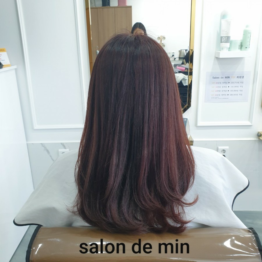 민오렌지헤어 이미지