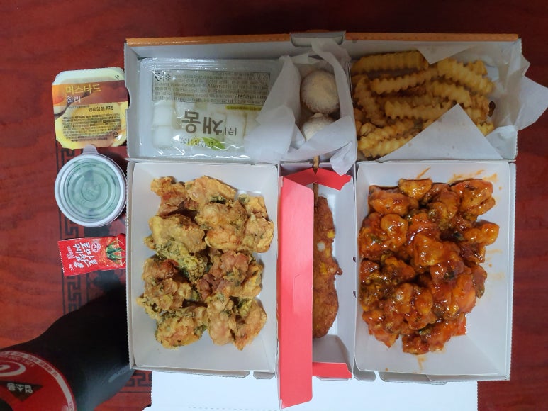 깻잎두마리치킨 이미지
