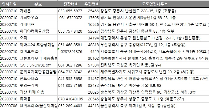 이화커피숍 이미지