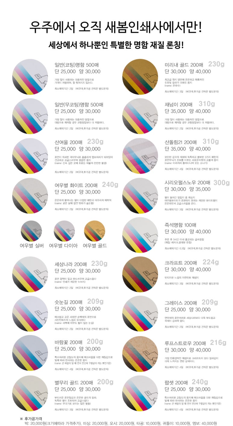 새봄인쇄사 이미지
