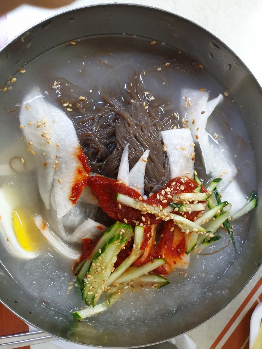 송월냉면 이미지