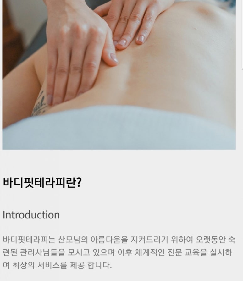 바디핏테라피 이미지