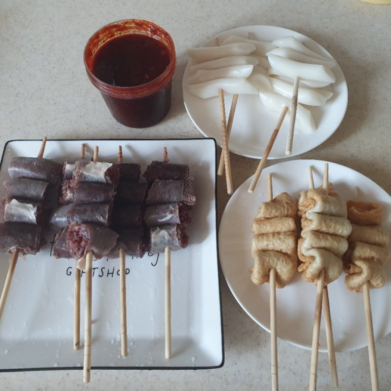 꼬치랑떡볶이랑 이미지