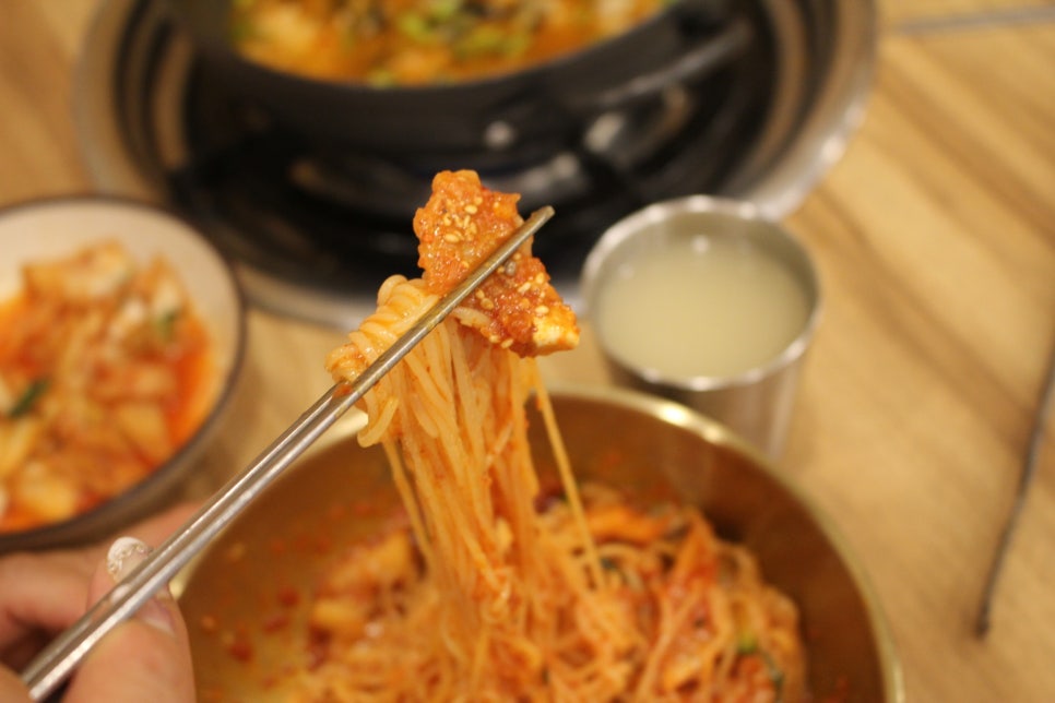 기장밀면 이미지