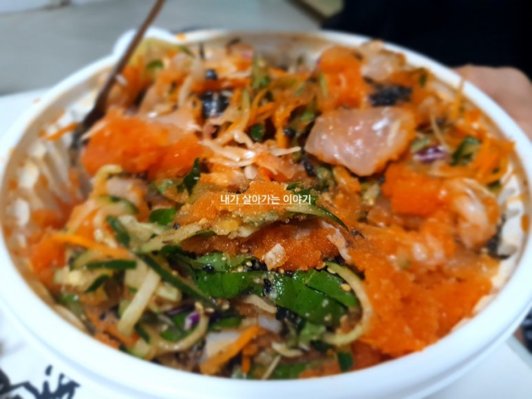 울릉도 물회 횟집 이미지