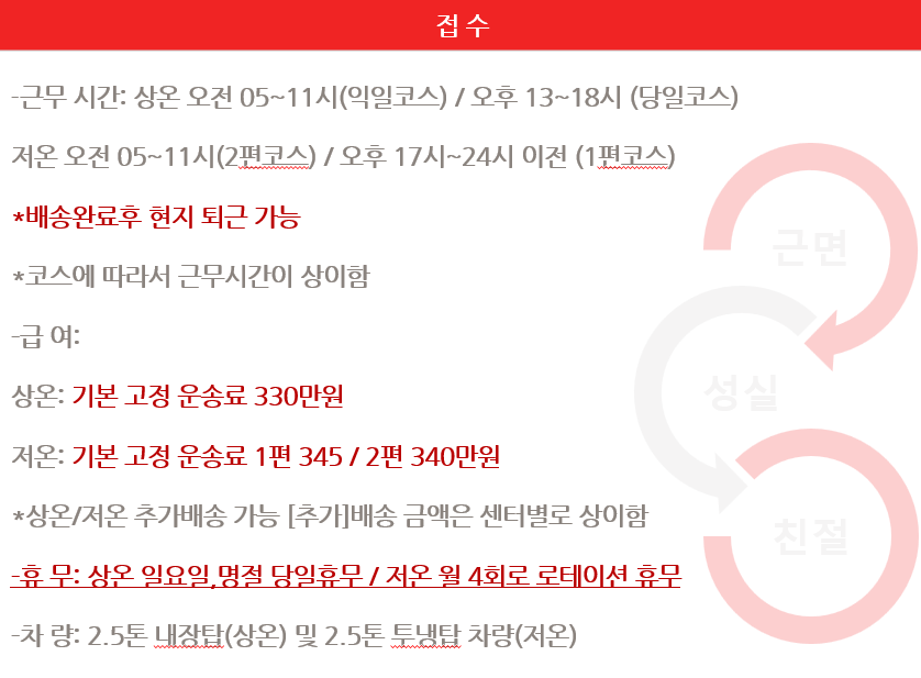 (주)용일종합물류 이미지