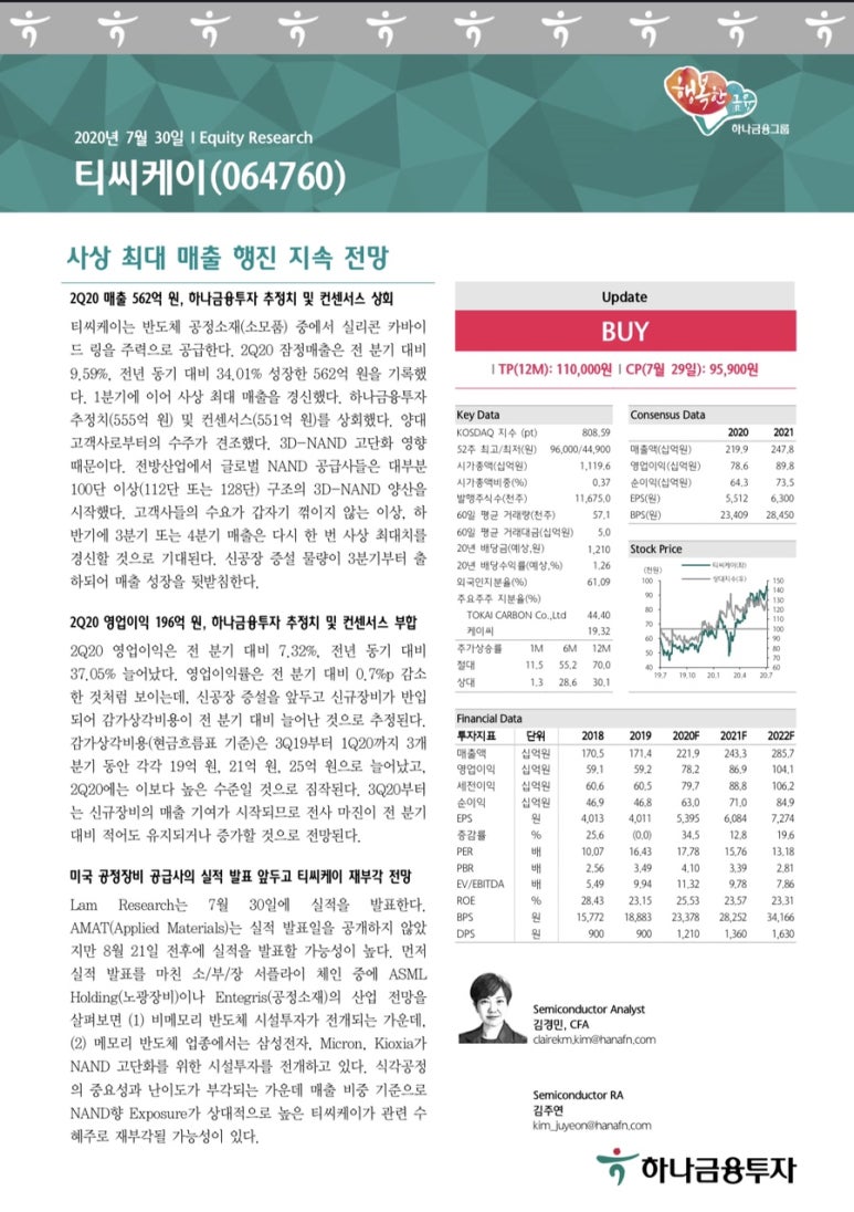 (주)티씨케이 이미지