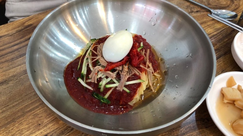 다운밀면 이미지