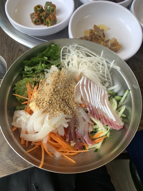 울릉도 물회 횟집 이미지