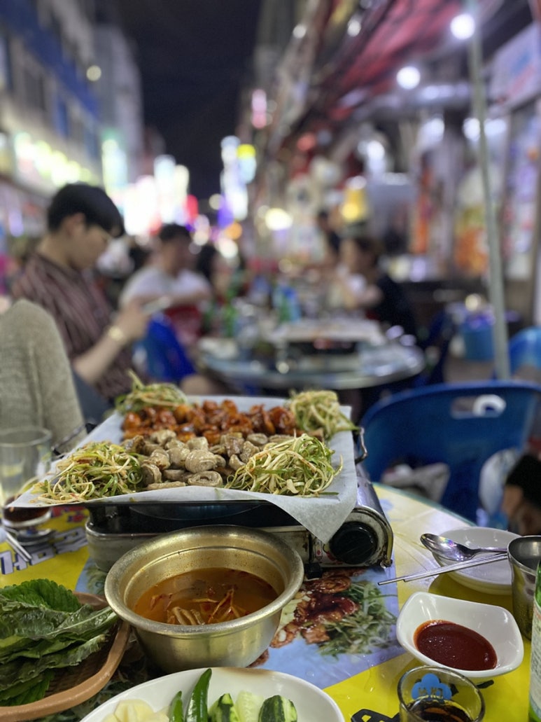 연탄곱창구이 이미지
