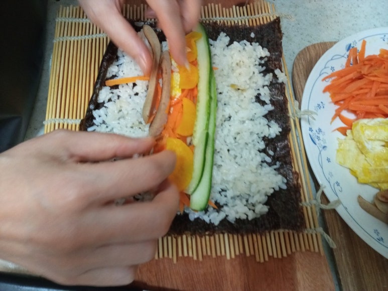 김밥과라면 이미지