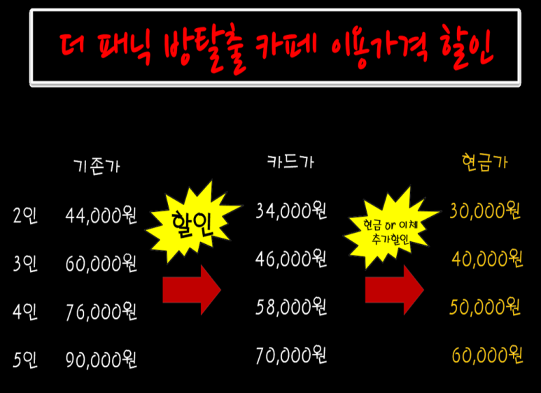 더패닉방탈출까페 이미지