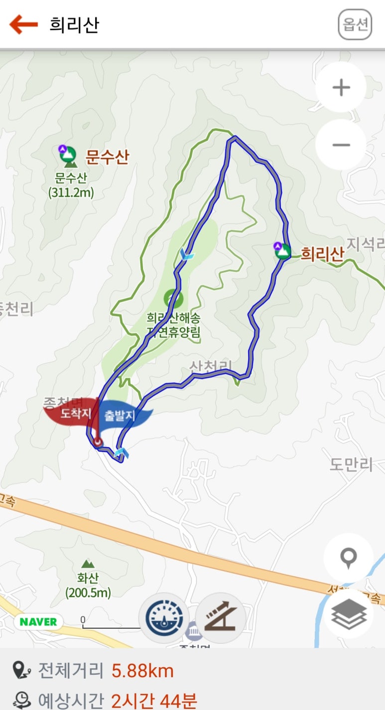 희리산(희이산) 이미지