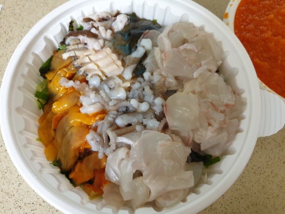 울릉도 물회 횟집 이미지