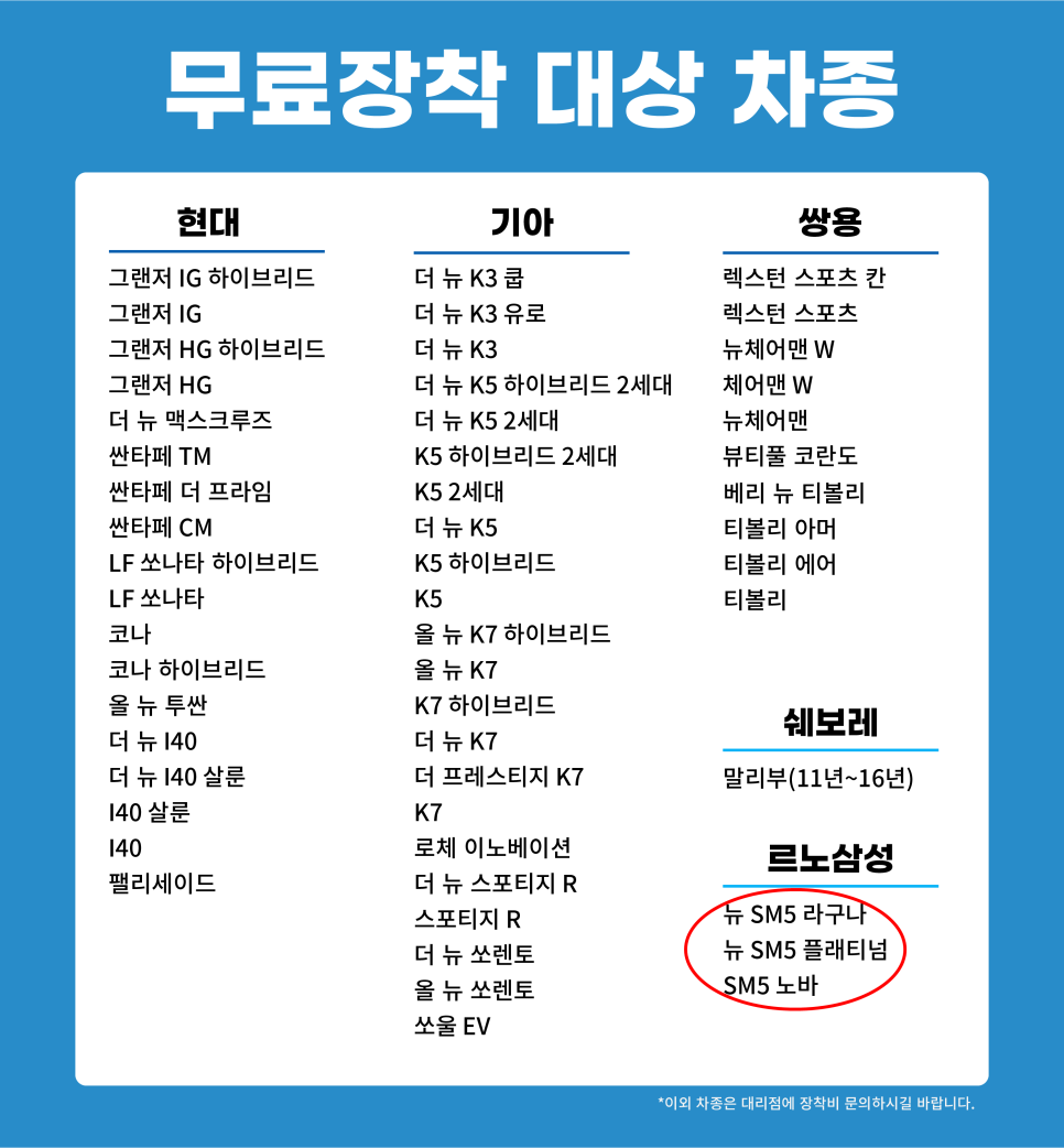 르노삼성자동차아산대리점 이미지
