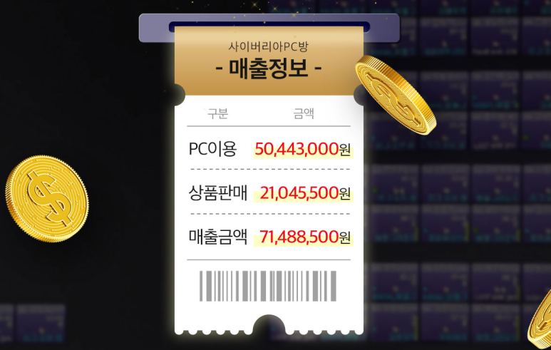 사이버리아피시방 이미지