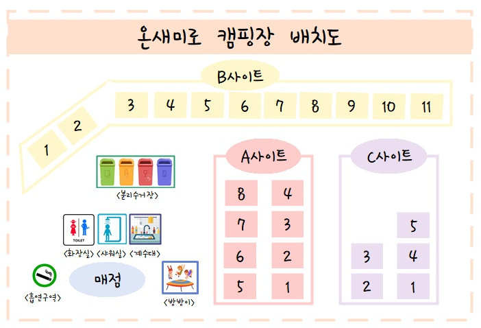 횡성 온새미로 캠핑장 이미지