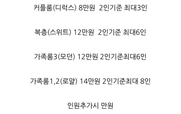 봉쥬르펜션 이미지