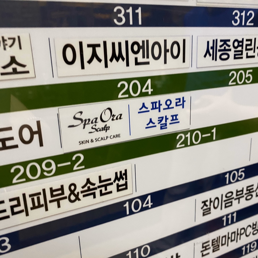 스파오라 스칼프 세종점 이미지