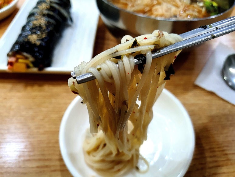 미가멸치국수 이미지