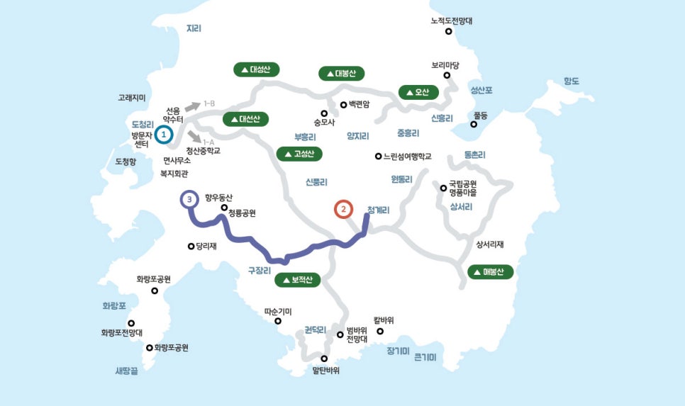백운산등산로1코스 이미지