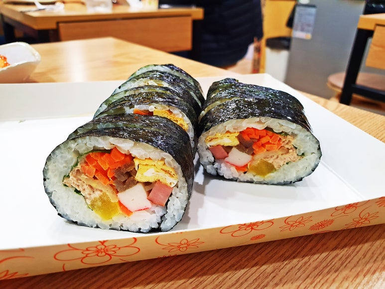 라면과김밥 이미지