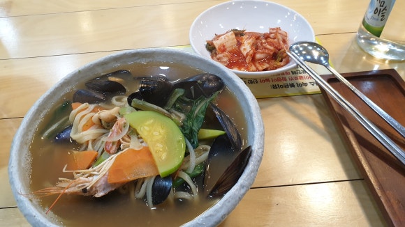 (오남매)멸치국시와 돈까스 이미지