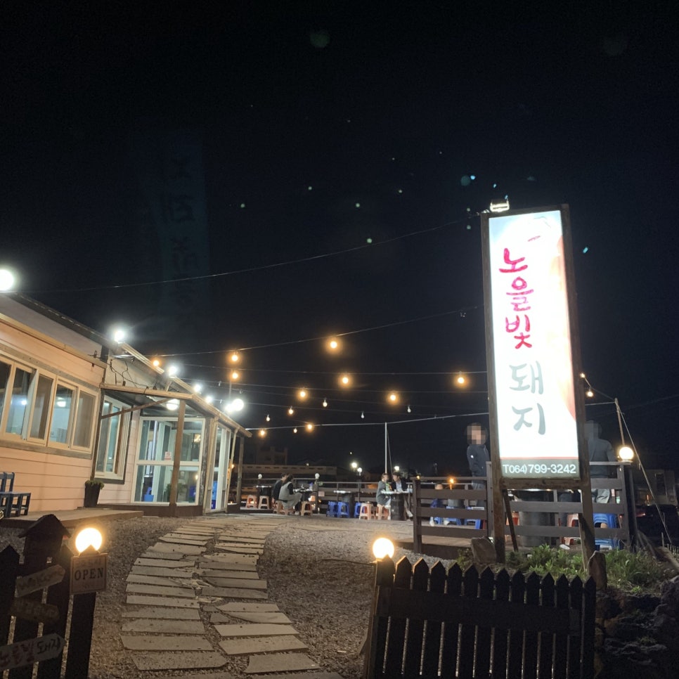 노을빛돼지 이미지