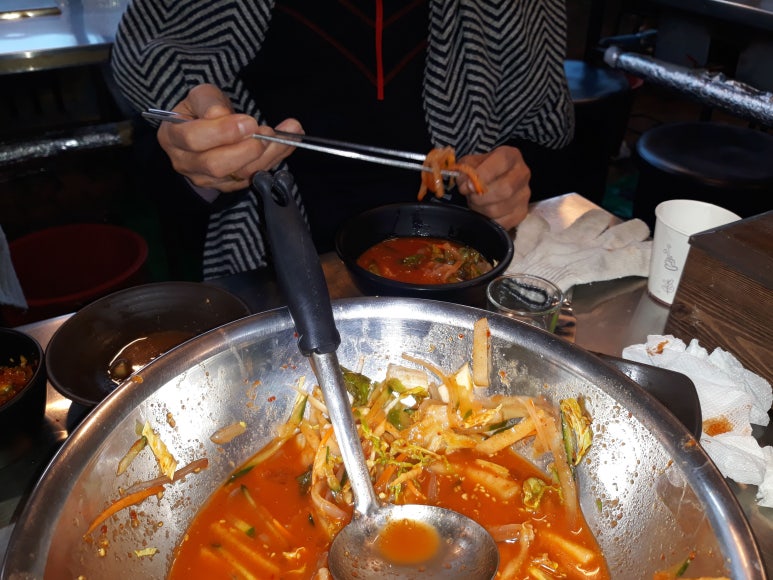 산오징어비빔，회 이미지
