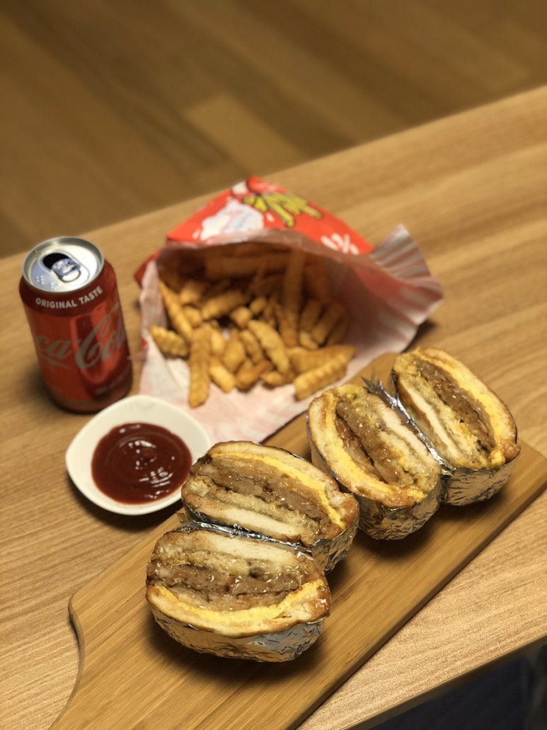 맛깡패버거 이미지