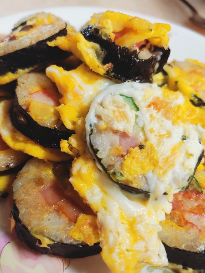 김밥꽁지 이미지