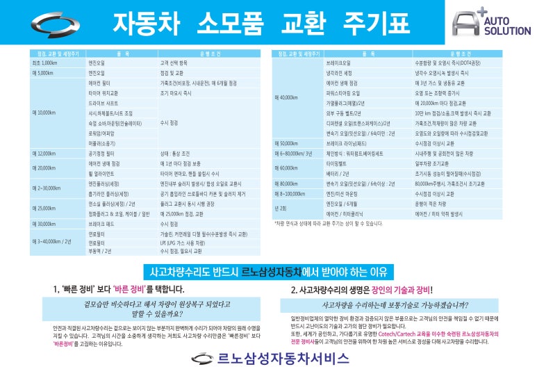 르노자동차청주정비사업소 이미지
