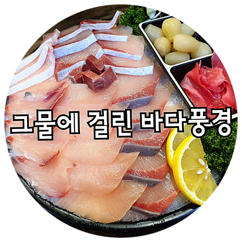 그물에걸린바다풍경 이미지