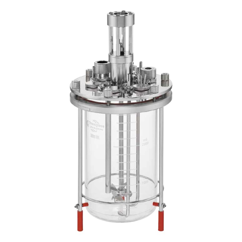 105 mm ID Chemglass CLS-1379-01 Series CLS-1379 Unjacketed Bio Reactor Vessel 246 mm Height Chemglass Life Sciences 2L Capacity 