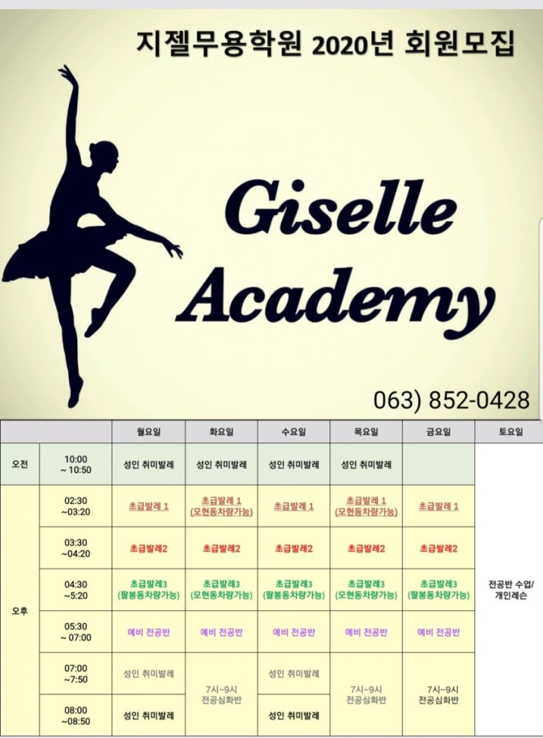 지젤무용학원 이미지