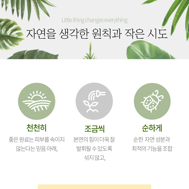 내츄럴뷰티 이미지