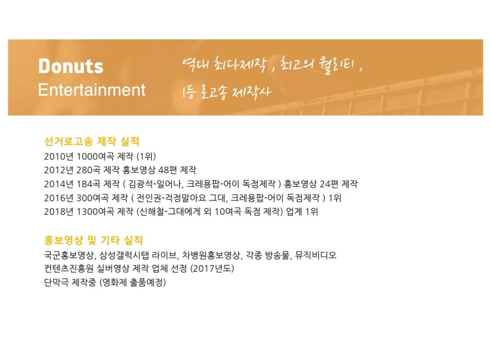 도너츠엔터테인먼트 이미지