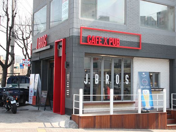 간판달기 이미지