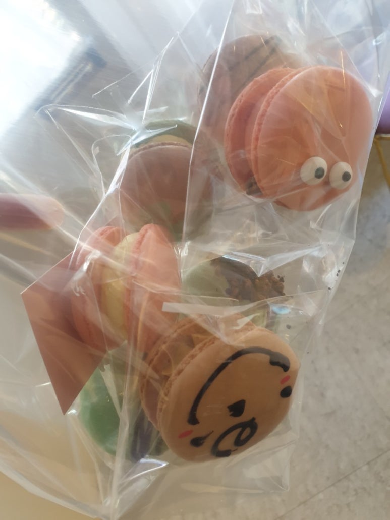 카롱레터 이미지