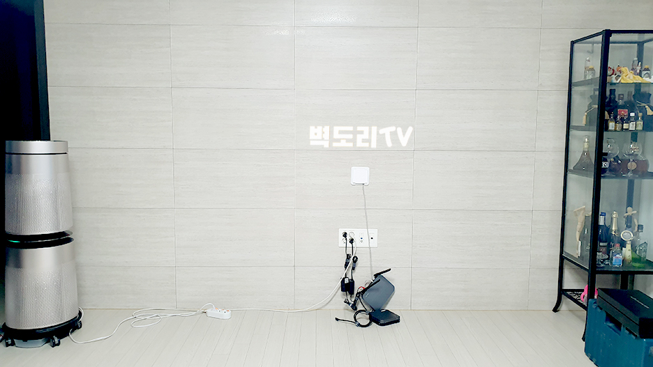 벽걸이티브이tv티비방문설치셋톱 이미지