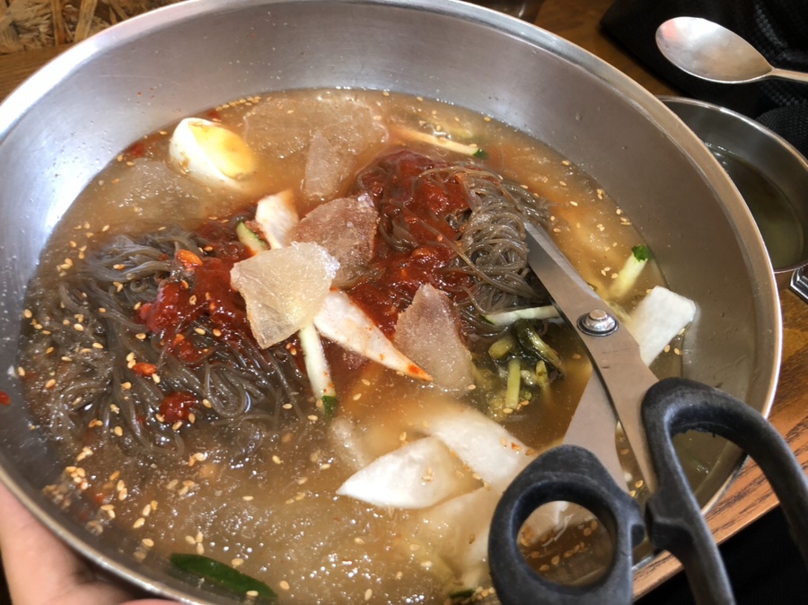 왕세수대야냉면 이미지