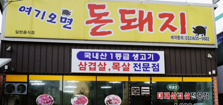 여기오면돈돼지 이미지