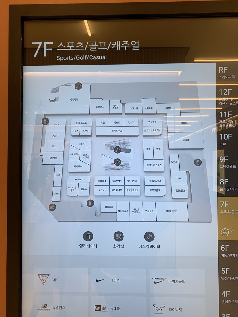 갤러리아백화점라코스테 이미지
